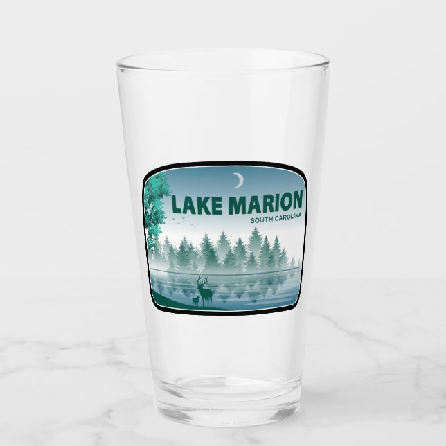 Verre Lac Marion Caroline du Sud Deer (Devant)