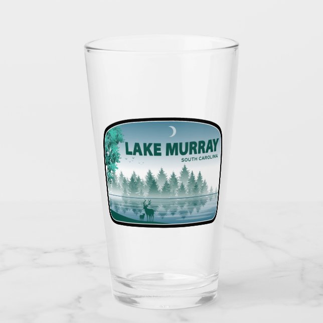 Verre Lac Murray South Carolina Cerf (Devant)