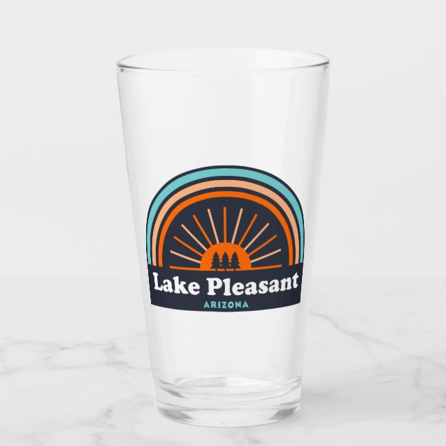 Verre Lac Pleasant Arizona Arc-en-ciel (Devant)