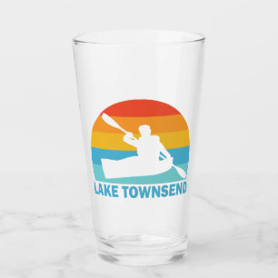 Verre Lac Townsend Caroline du Nord Kayak