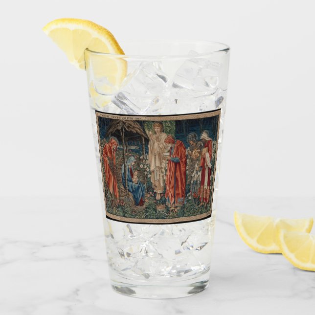 Verre L'Adoration des Mages (par Edward Burne-Jones) (Devant glace)