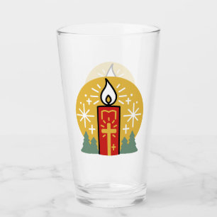 Verre Laissez Faith être votre plus brillant Star Candle