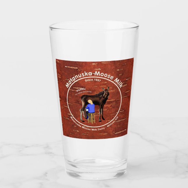 Verre Lait de l'orignal de Matanuska (Devant)