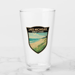 Verre Lake Michigan Travel Art Vintage