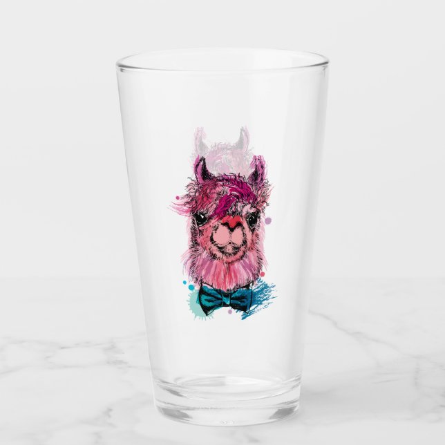 Verre Lama rose mignon (Devant)