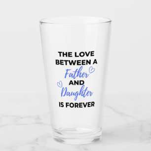 Verre L'Amour Entre Un Père Et Une Fille Est Bl