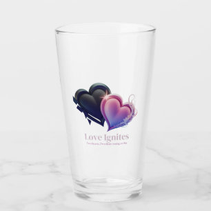 Verre L'amour étincelle ensemble Mug