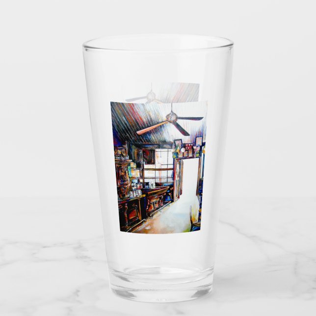 Verre L'amour n'est pas un mur, c'est un pont (Devant)