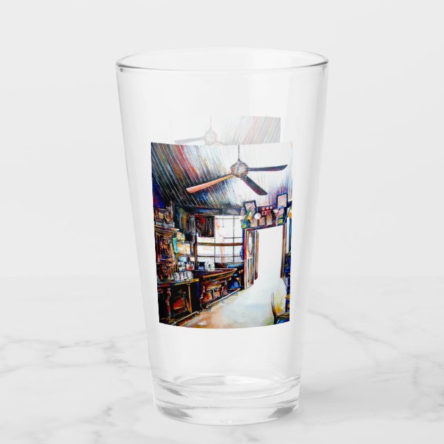 Verre L'amour n'est pas un mur, c'est un pont (Devant)