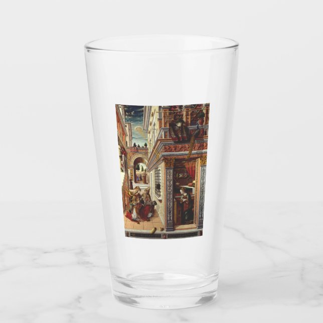 Verre L'Annonciation, avec Saint Emidius (Devant)