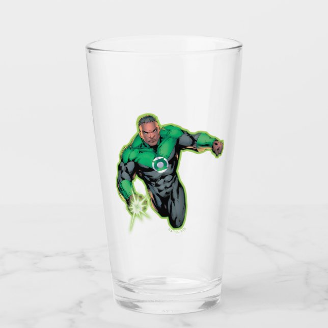 Verre Lanterne verte John Stewart (Devant)