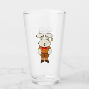 Verre Lapin avec une cloche à l'oreille