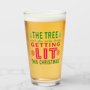 Verre L'arbre n'est pas la seule chose qui s'illumine No