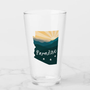 Verre L'Arizona est le paradis