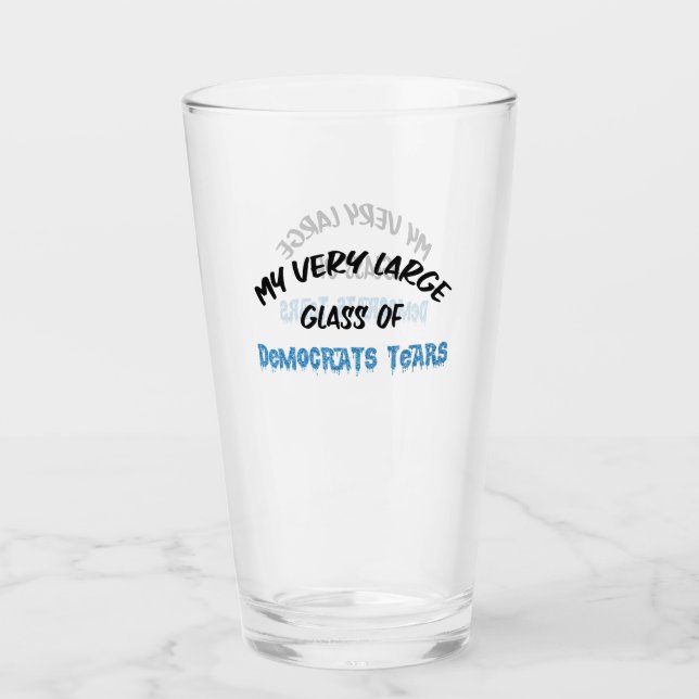Verre Larmes des Démocrates (Devant)