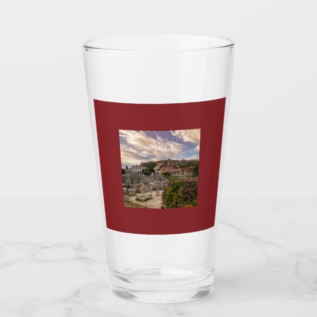 Verre L'Athènes Colorée (Devant)