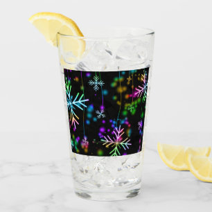 Verre L'atmosphère de Noël festive et animée de Slippery