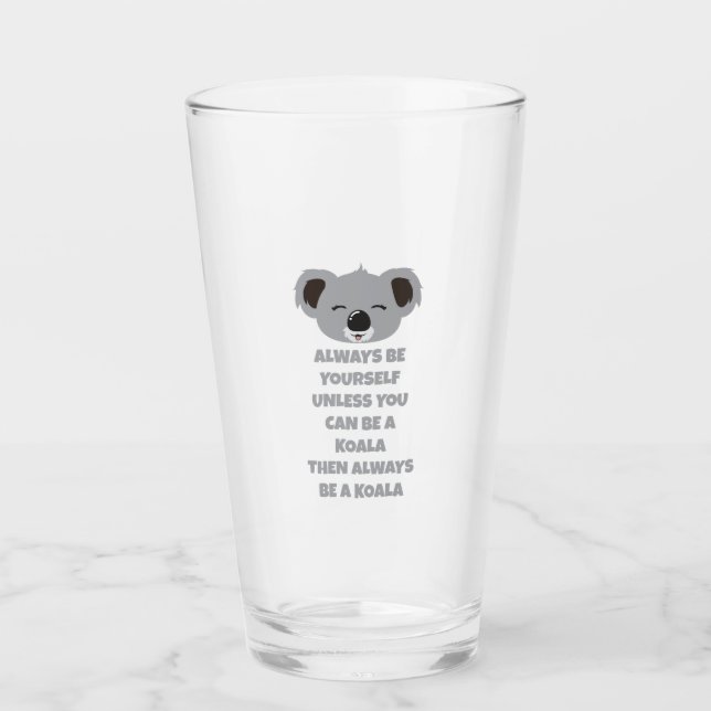 Verre L'Australie est toujours toi-même Koala Bear (Devant)