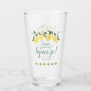 Verre Lavage de citron vert pour la mariée