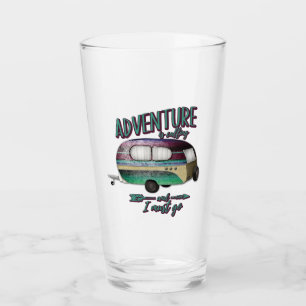 Verre L'aventure appelle et je dois aller Mint Purple Ca