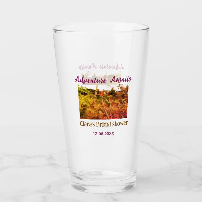 Verre l'aventure des rizières attend nom de l'enterremen (Devant)
