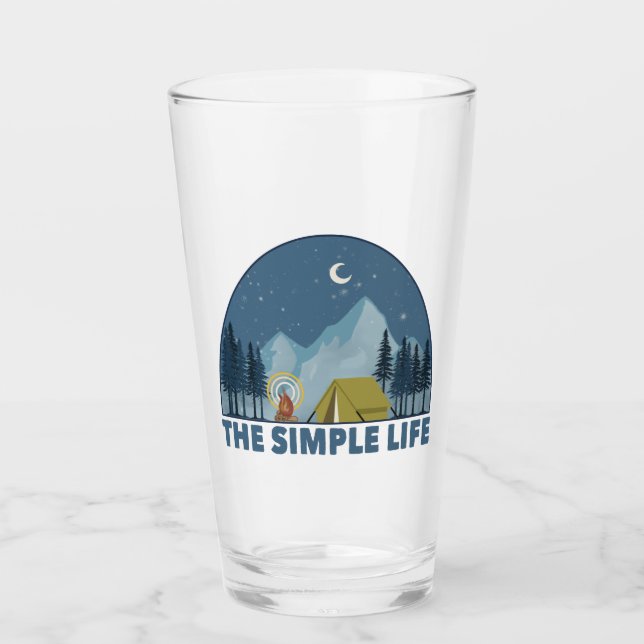 Verre Le Camping Simple Life (Devant)