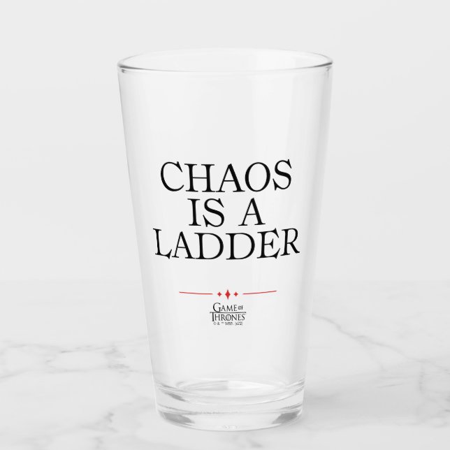 Verre Le Chaos Est Une Échelle (Devant)