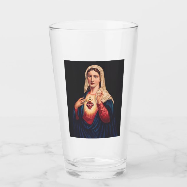 Verre Le Coeur Immaculé de Marie (Devant)