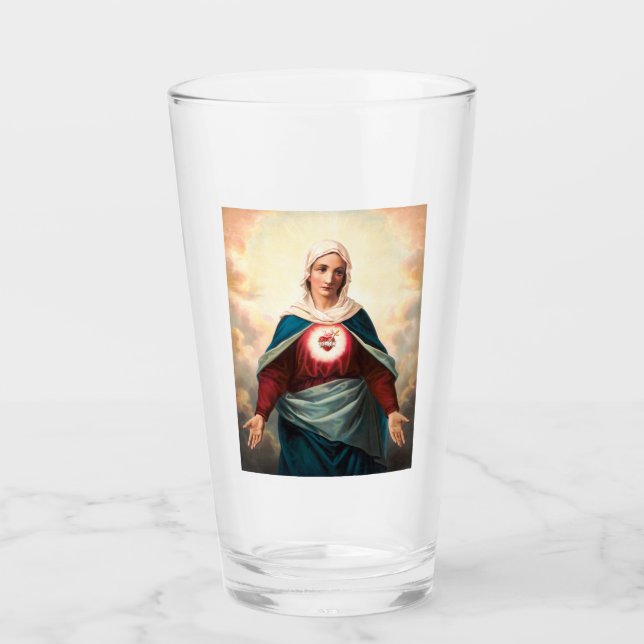 Verre Le Cœur immaculé de Marie (Devant)
