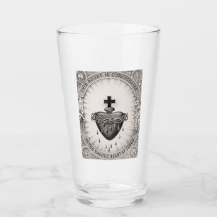 Verre Le Cœur très saint de Jésus symbole divin