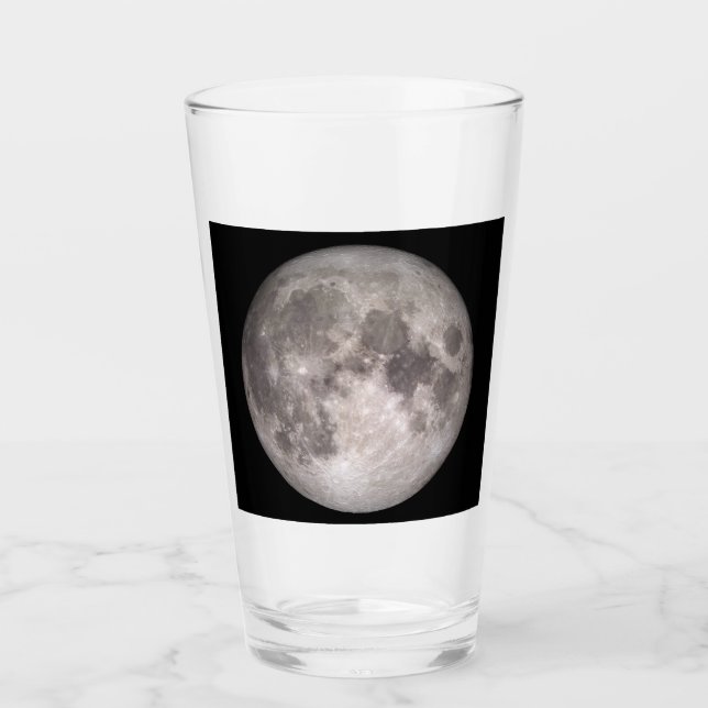 Verre Le côté proche de la Lune (Paysage lunaire) (Devant)