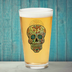 Verre Le crâne de sucre, Jour des morts