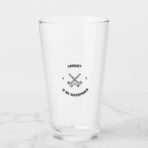 Verre Le Croquet est ma superpuissance