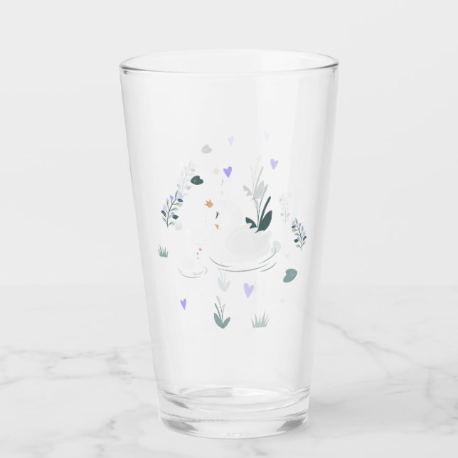 Verre Le Cygne Couronné (Devant)