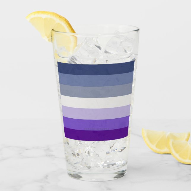 Verre Le drapeau de la fierté lesbienne boucher de Slipp (Devant glace)
