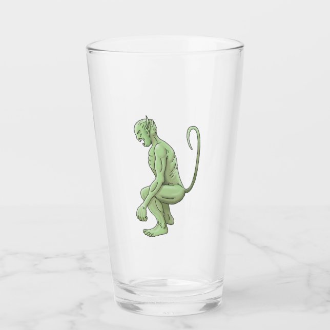 Verre Le grand jeu vert (Devant)