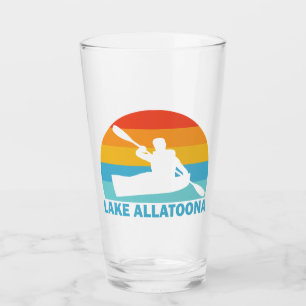 Verre Le lac Allatoona Géorgie Kayak