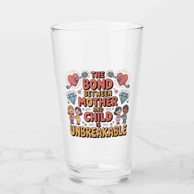 Verre Le lien entre la mère et l'enfant est indestructib (Devant)