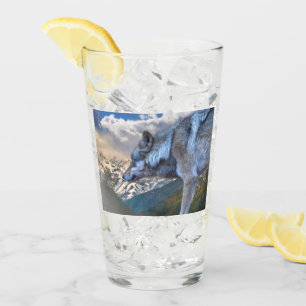 VERRE LE LOUP SEUL SURPLORE LA LIBERTÉ