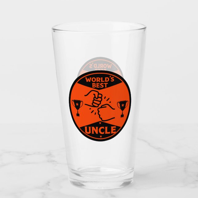 Verre Le meilleur oncle du monde (Devant)