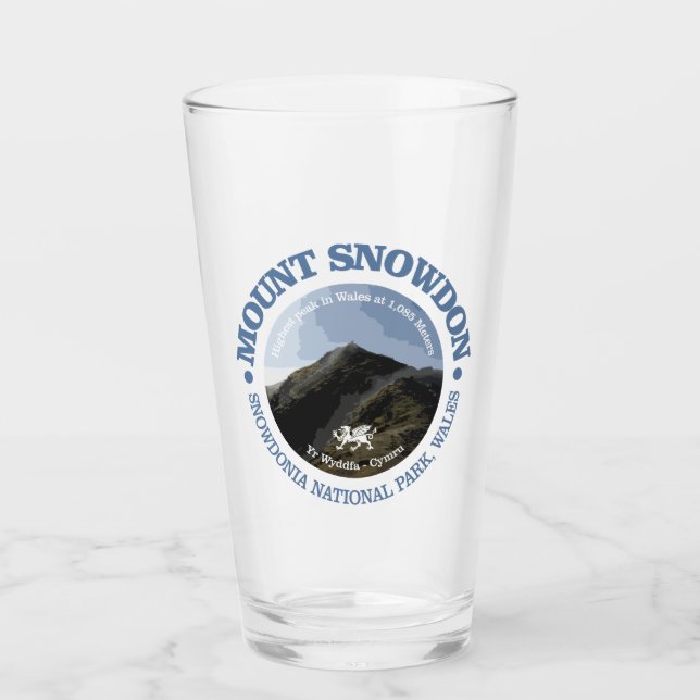 Verre Le mont Snowdon (Devant)