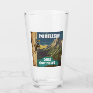 Verre Le nihilisme meurt ici Escalade rock