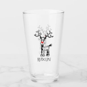 Verre Le Noël de Rudolph le renne