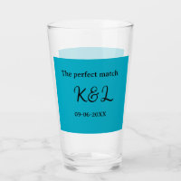 Le nom du couple parfait lettre date bleu sim