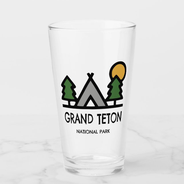 Verre Le Parc national de Grand Teton (Devant)