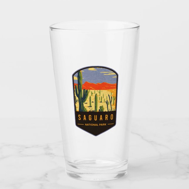 Verre Le Parc national du Saguaro (Devant)