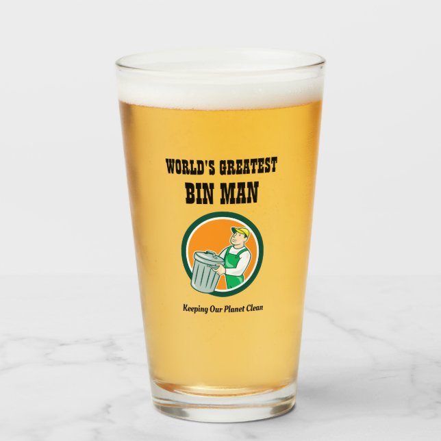 Verre Le plus grand homme de l'IBIN du monde à garder no (Devant (rempli))