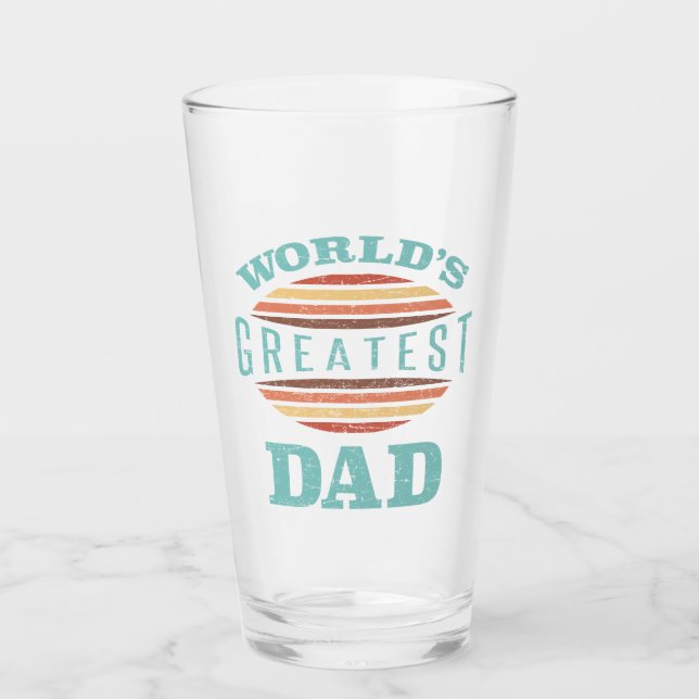 Verre Le plus grand papa du monde (Devant)