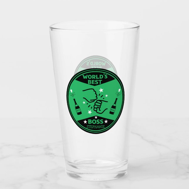 Verre Le plus grand patron du monde (Devant)