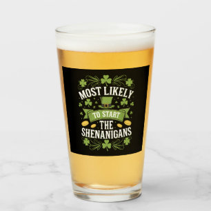Verre Le Plus Probable À Démarrer Le St patrick Shenanig